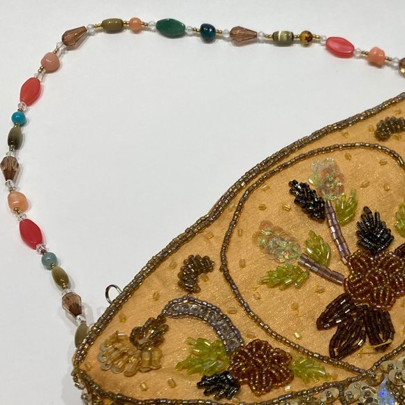 GOLDEN BEADED EVENING BAG - Picture 10 of 15